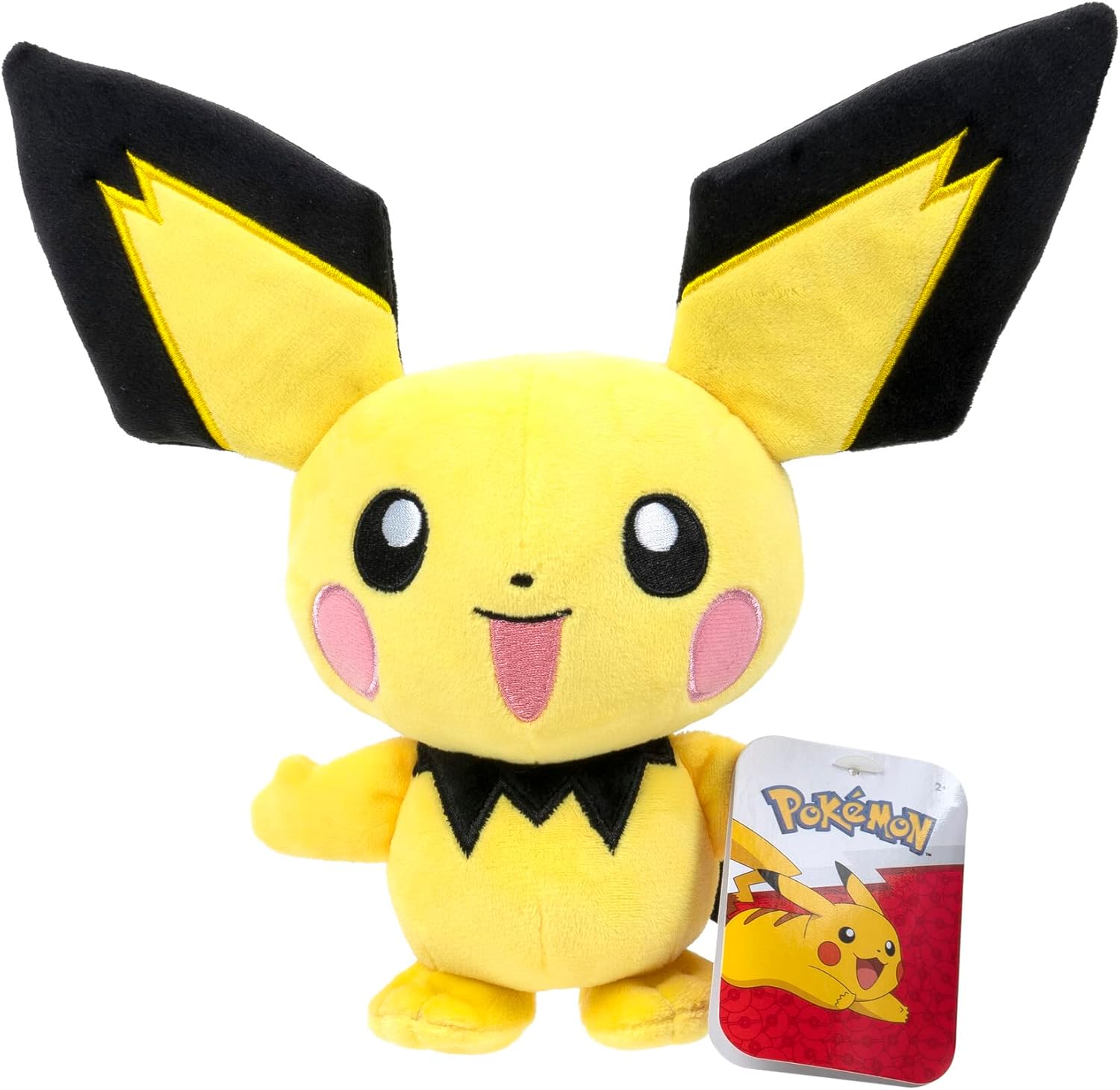 Pokémon Pichu Plush – Official 8-Inch Super Soft Stuffed Animal Toy