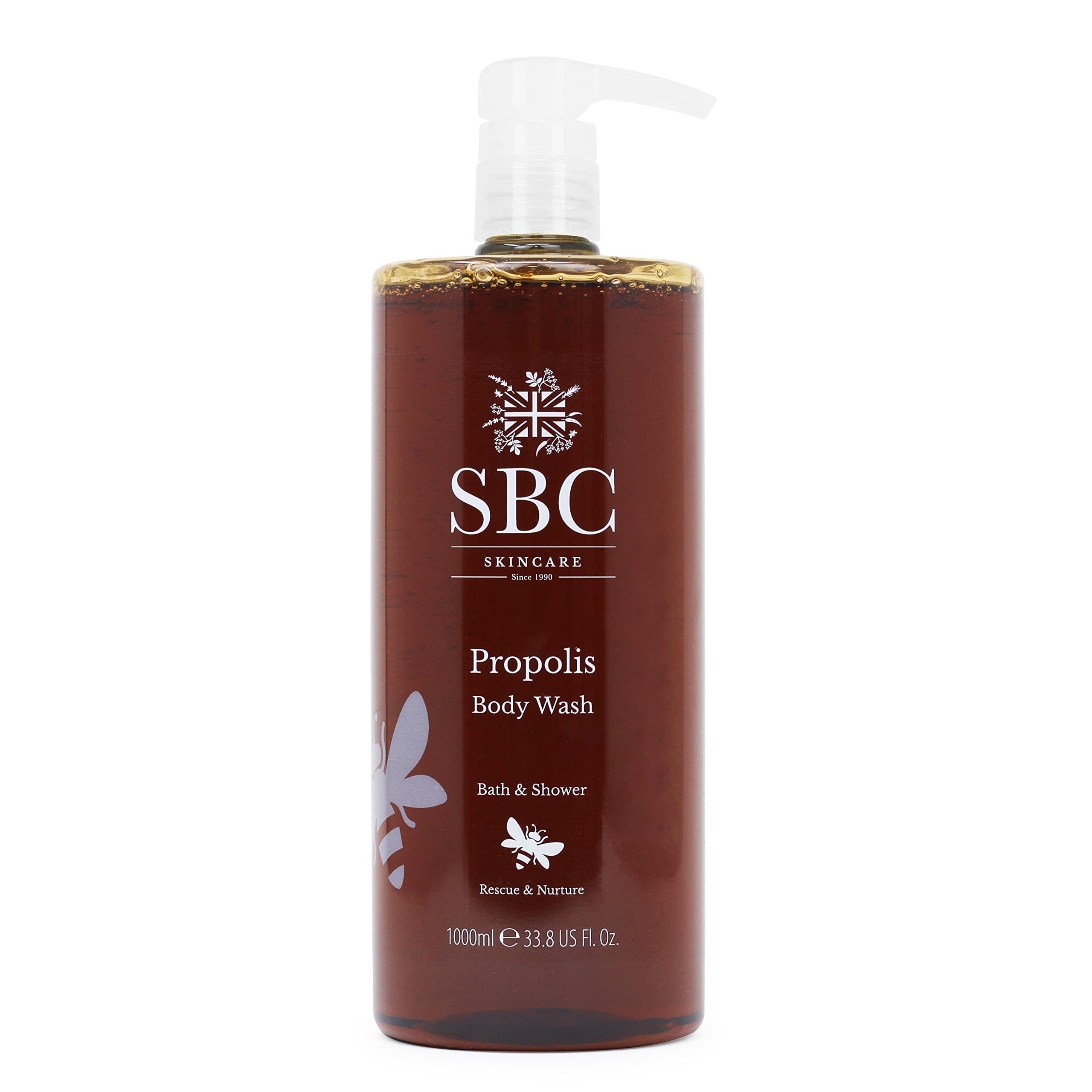 SBC Skincare Propolis Body Wash | Soothing Shower Gel for Sensitive Skin | 1L