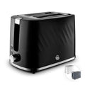 Swan Windsor 2-Slice Toaster – 7 Browning Levels & 900W – Black