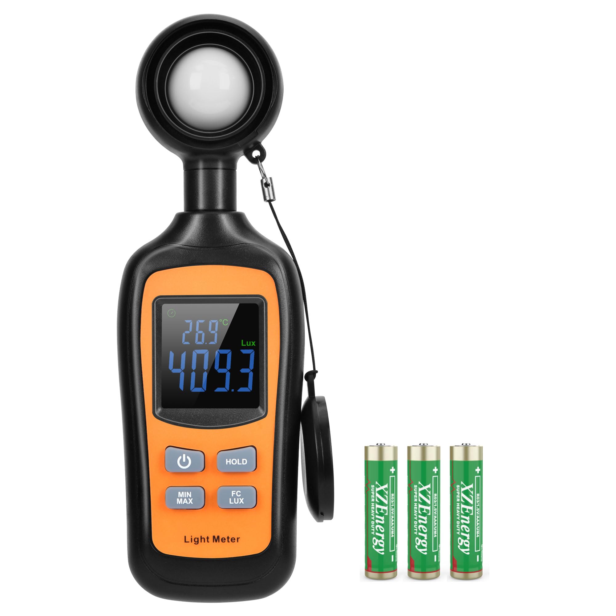 V·Resourcing Digital Light Meter – 200,000 Lux Illuminance Meter with LCD