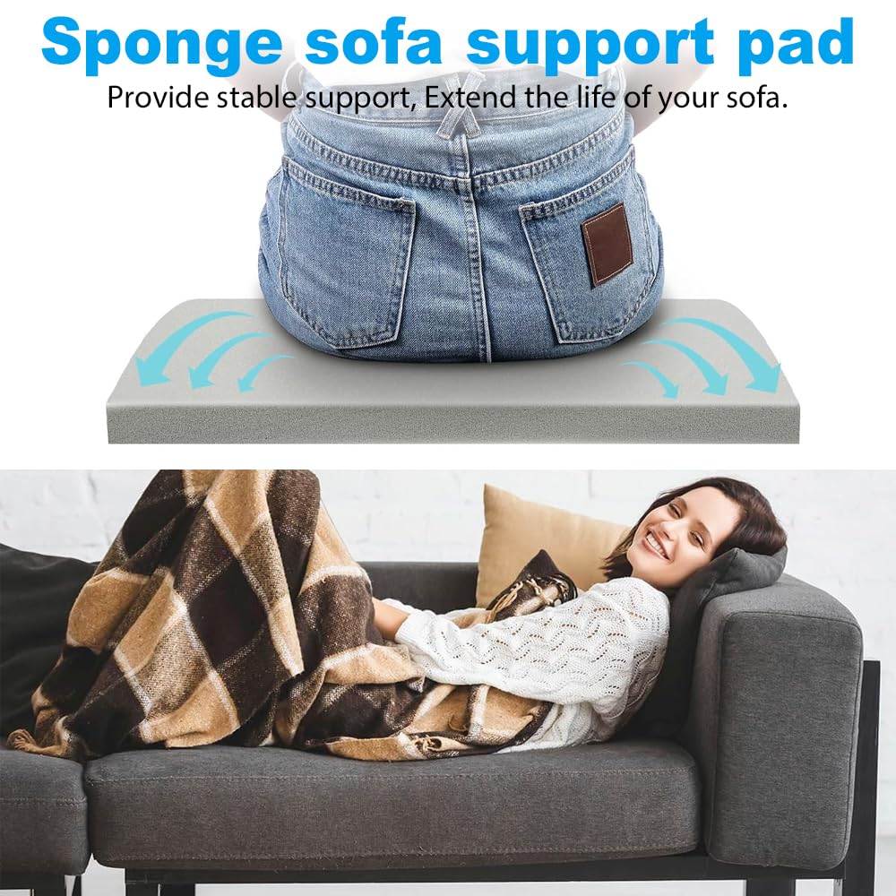 Duscdesp 50×50cm Sofa Support Boards,Sofa Bed Support Cushion Sofa Saver,Cushion Sag Repair for Corner Sofa Sofa Bed Couches Settee WHITE & 2 PCS