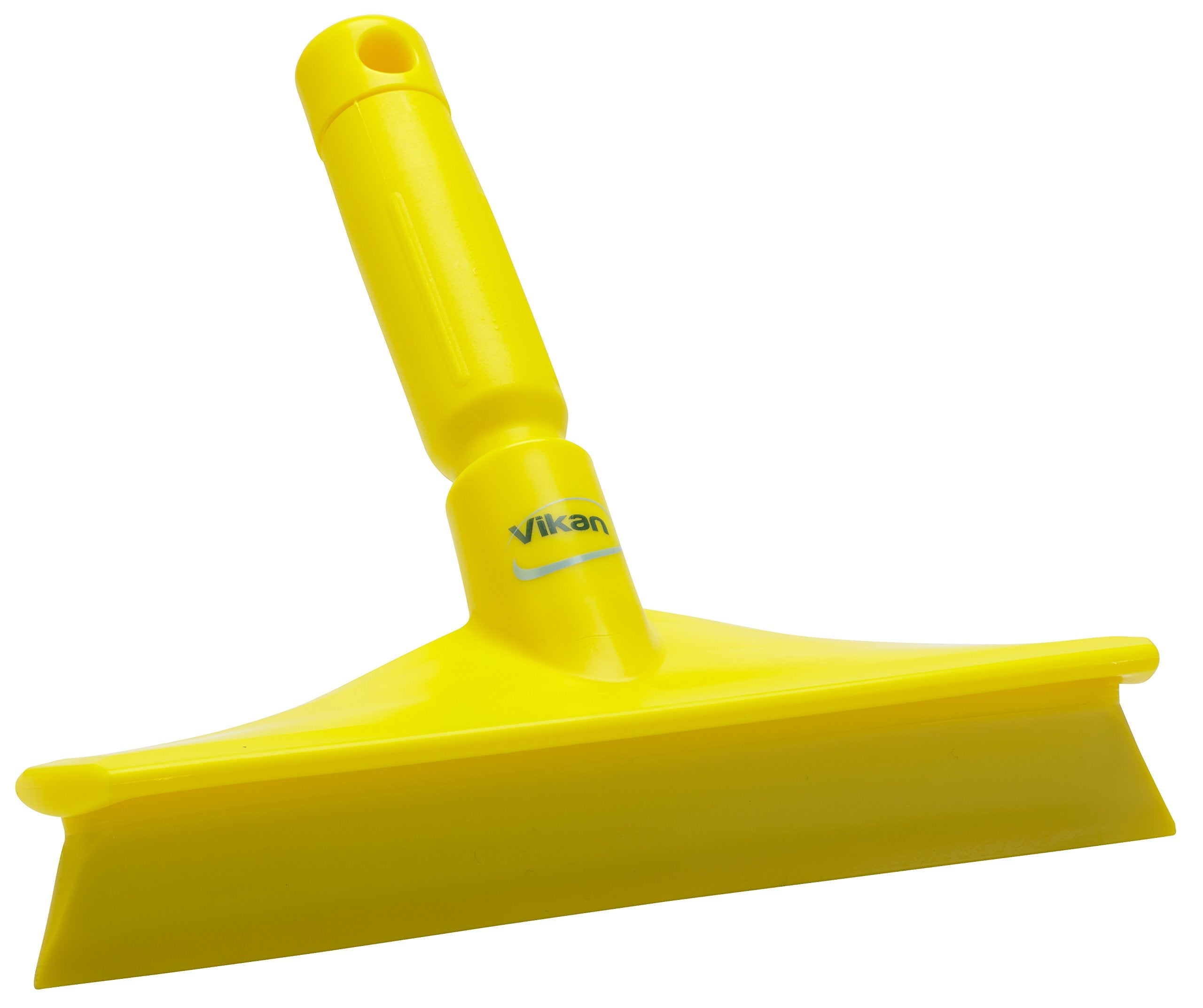 Vikan Hygienic Handheld Water Squeegee | 245mm Single Blade Yellow