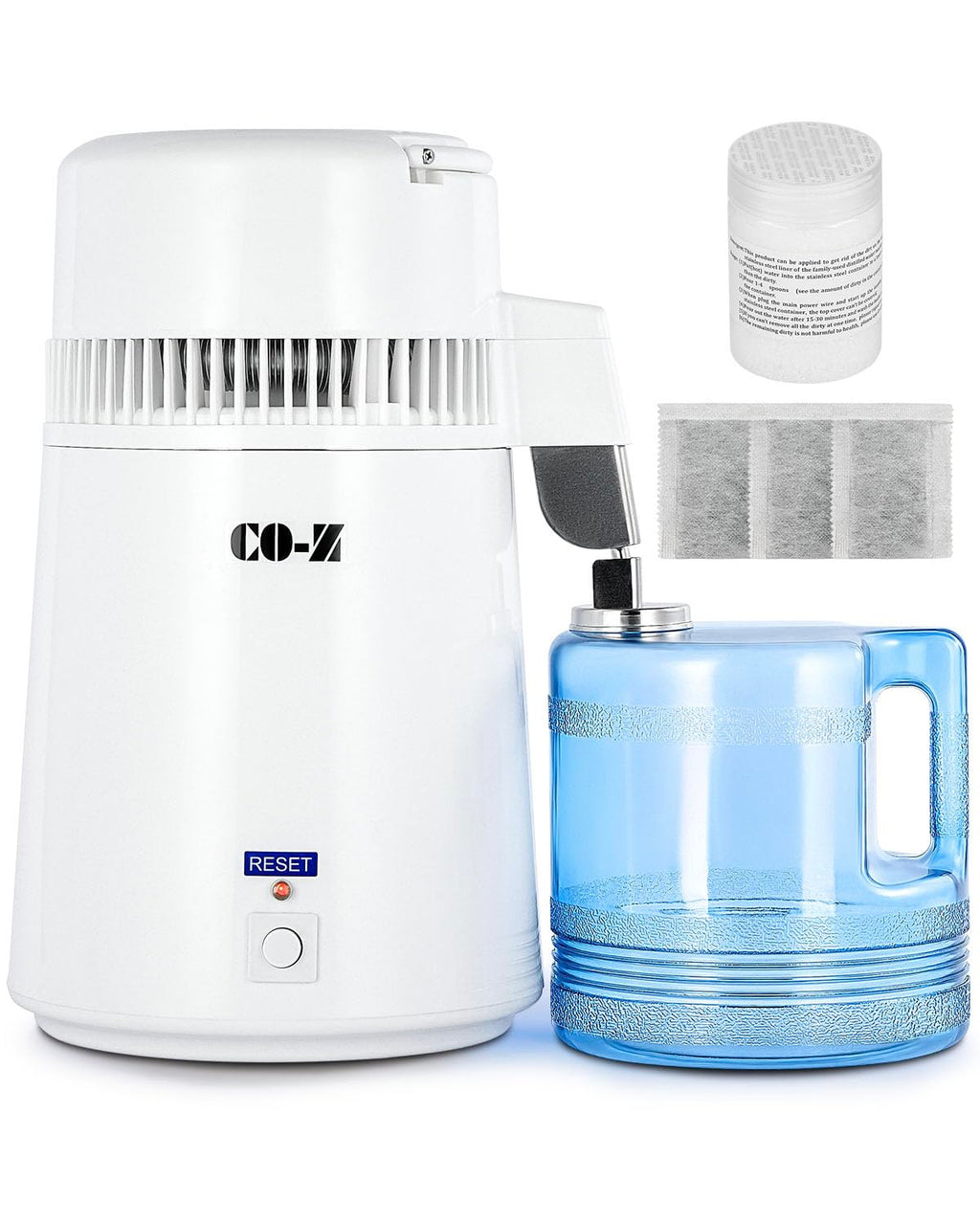 CO-Z 4L Countertop Water Distiller – Stainless Steel Purifier Machine