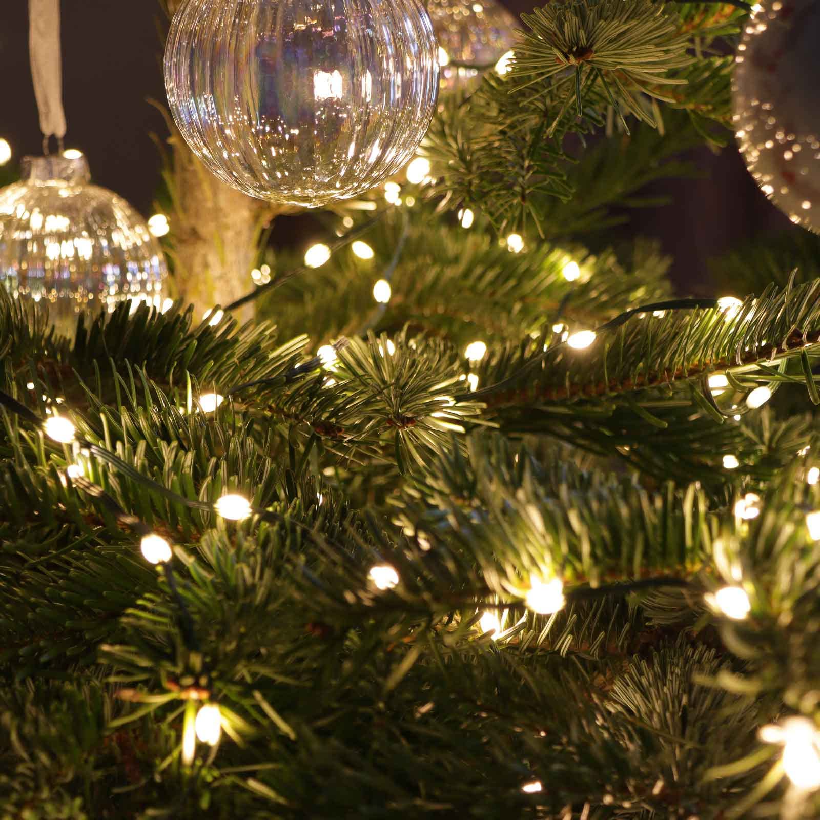 Qbis 800 LED Christmas Lights – Warm White Twinkling Fairy Lights