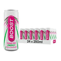 Boost Sugar Free Energy Drink Raspberry & Apple – 24 x 250ml Cans
