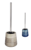 WK Potters Ceramic Toilet Brush and Holder – Beige Pottery Style