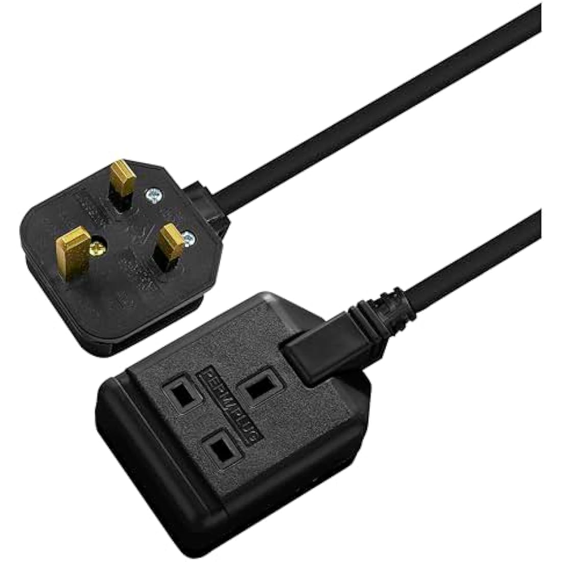 Masterplug Heavy Duty 10m Extension Lead – 13A Rewireable Single Socket