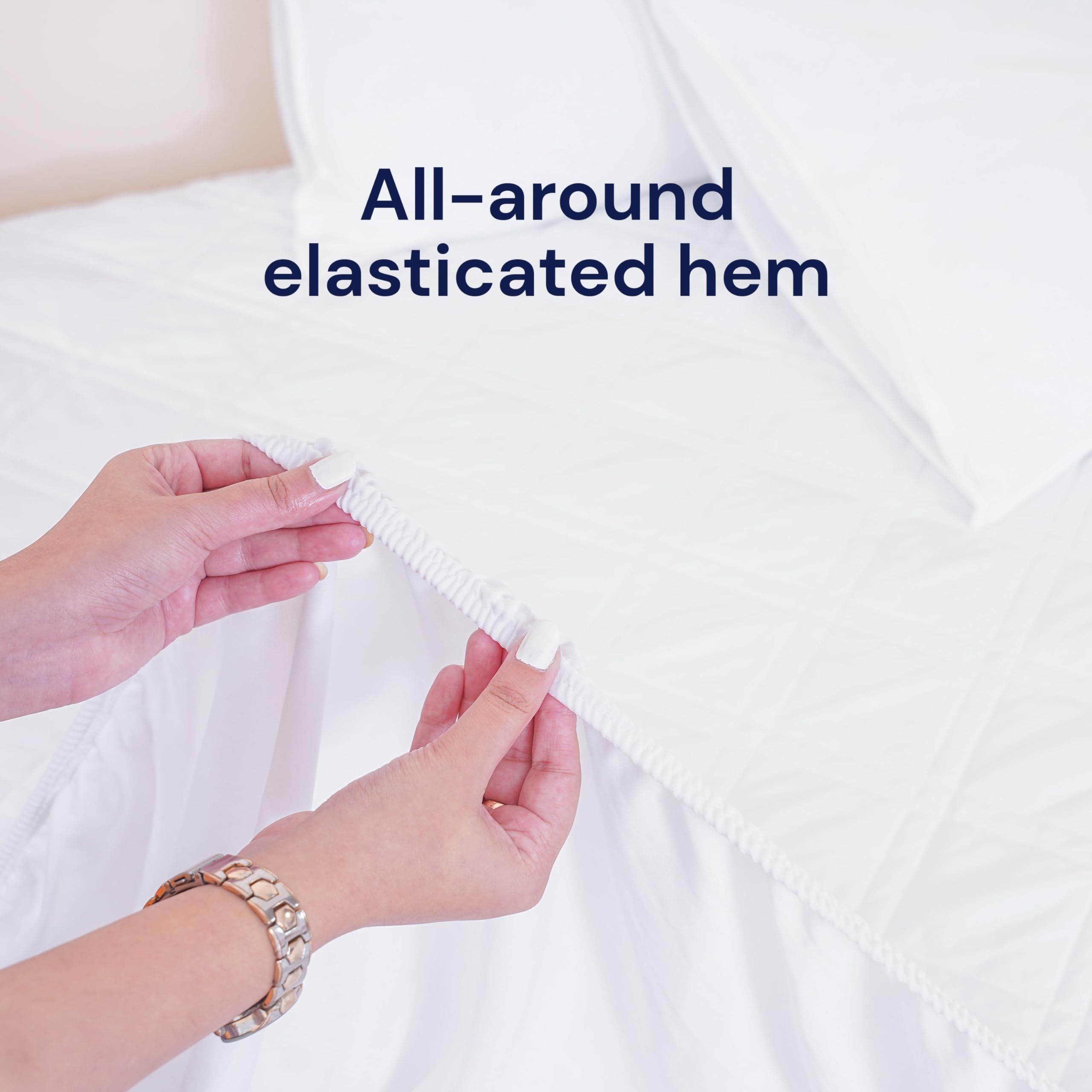 Sheet Story Quilted Small Double Mattress Protector – 40cm Extra Deep