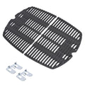 GFTIME Cast Iron Cooking Grates for Weber Q200 Q2000 Series | 7645