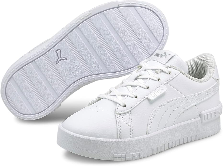 PUMA Jada Women's Leather Trainers – Tennis Inspired Casual Shoes