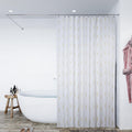 Croydex Gold Dotty Textile Shower Curtain - Anti-Microbial Weighted Hem