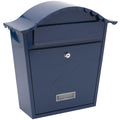 Burg-Wachter Midnight Blue Steel Wall Mounted Lockable Post Box