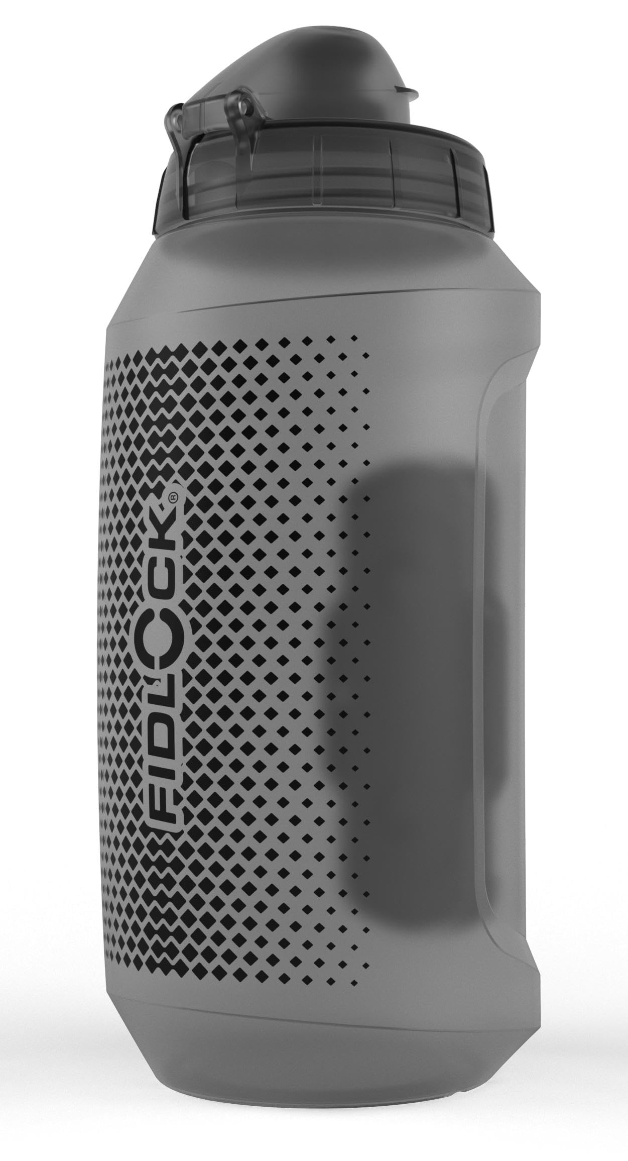 Fidlock Twist 750ml Water Bottle with Bike Base – Transparent Black
