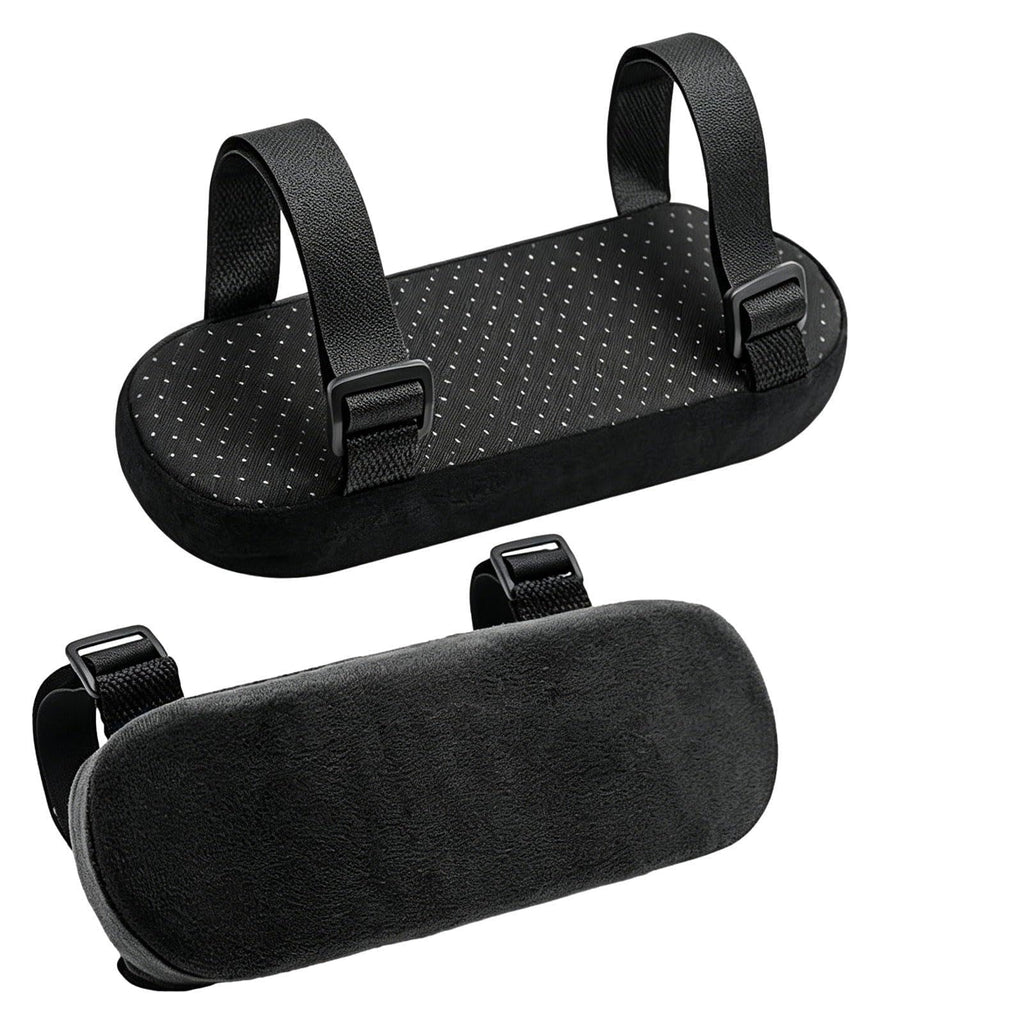 Office Chair Arm Pads, Memory Foam Armrest Covers for Elbow Support, Reducing Forearm Pressure During Work and Gaming