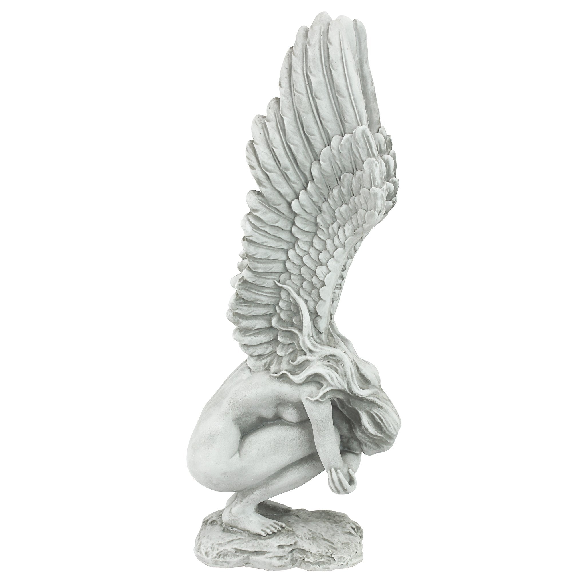 Design Toscano Remembrance Angel Garden Statue – Antique Stone, 38cm