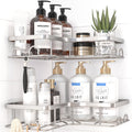Kitsure Corner Shower Caddy – 2 Pack Rustproof Stainless Steel Organizer