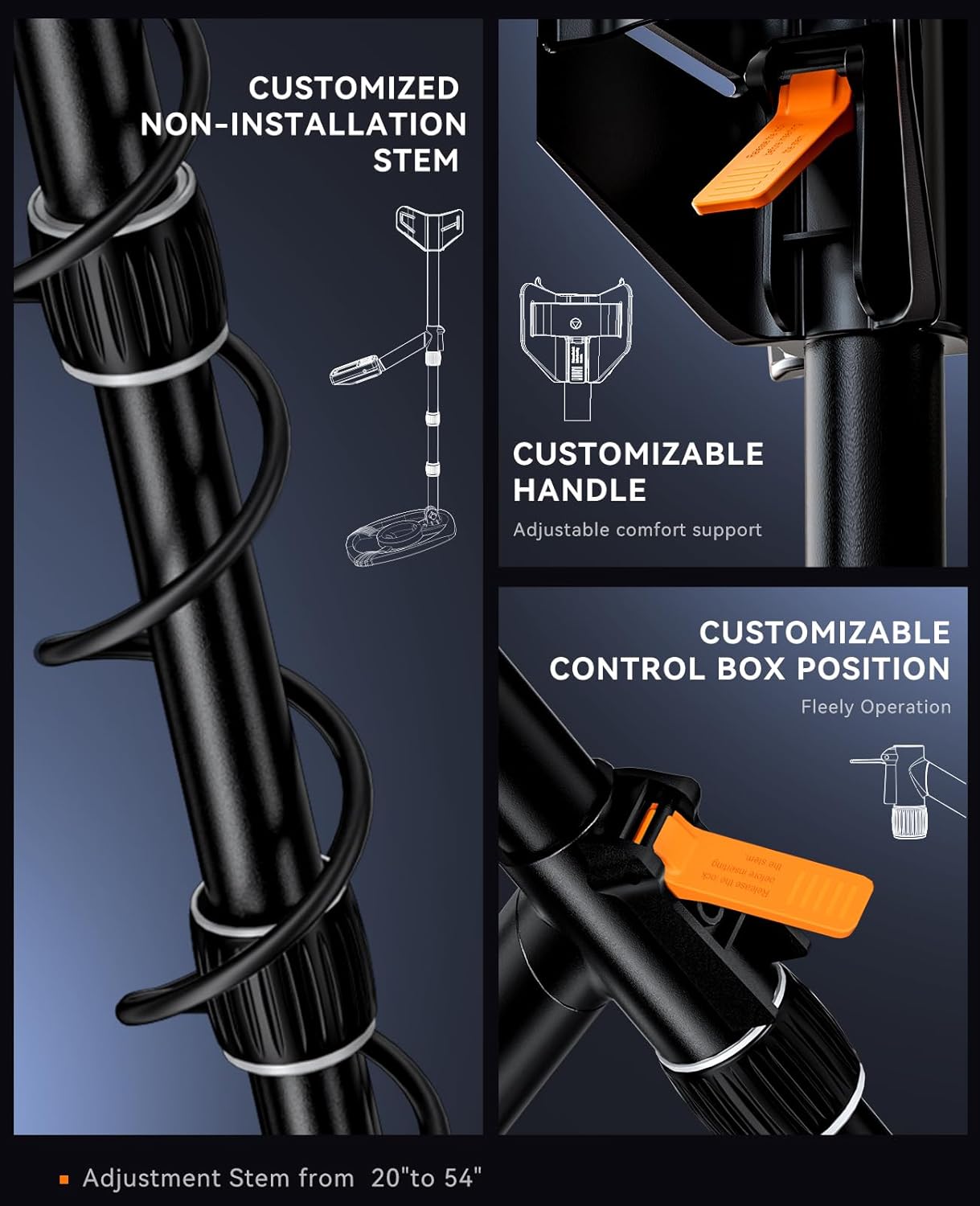 SUNPOW Professional Metal Detector | 30cm Waterproof Coil & Dual LCD