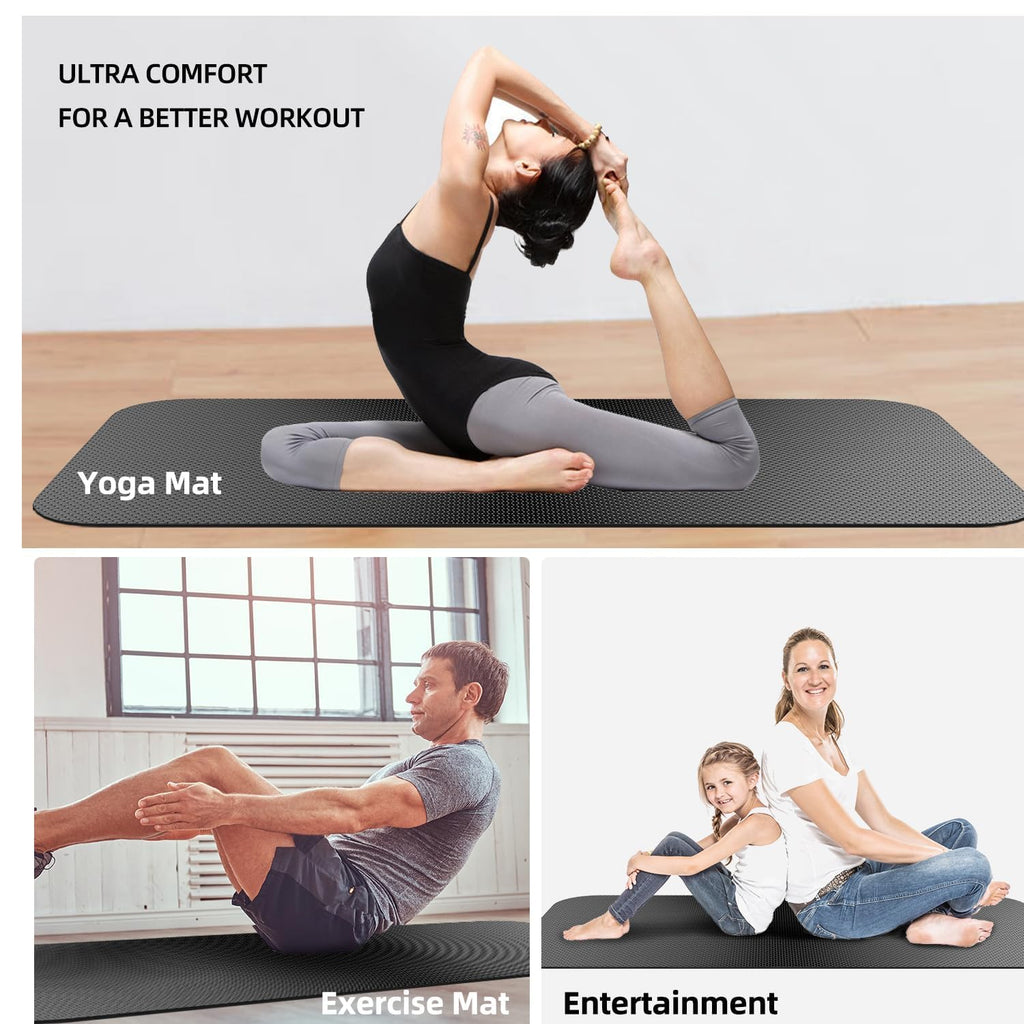 Jolof Store Heavy-Duty Treadmill Mat | 6mm Rubber Floor Protection