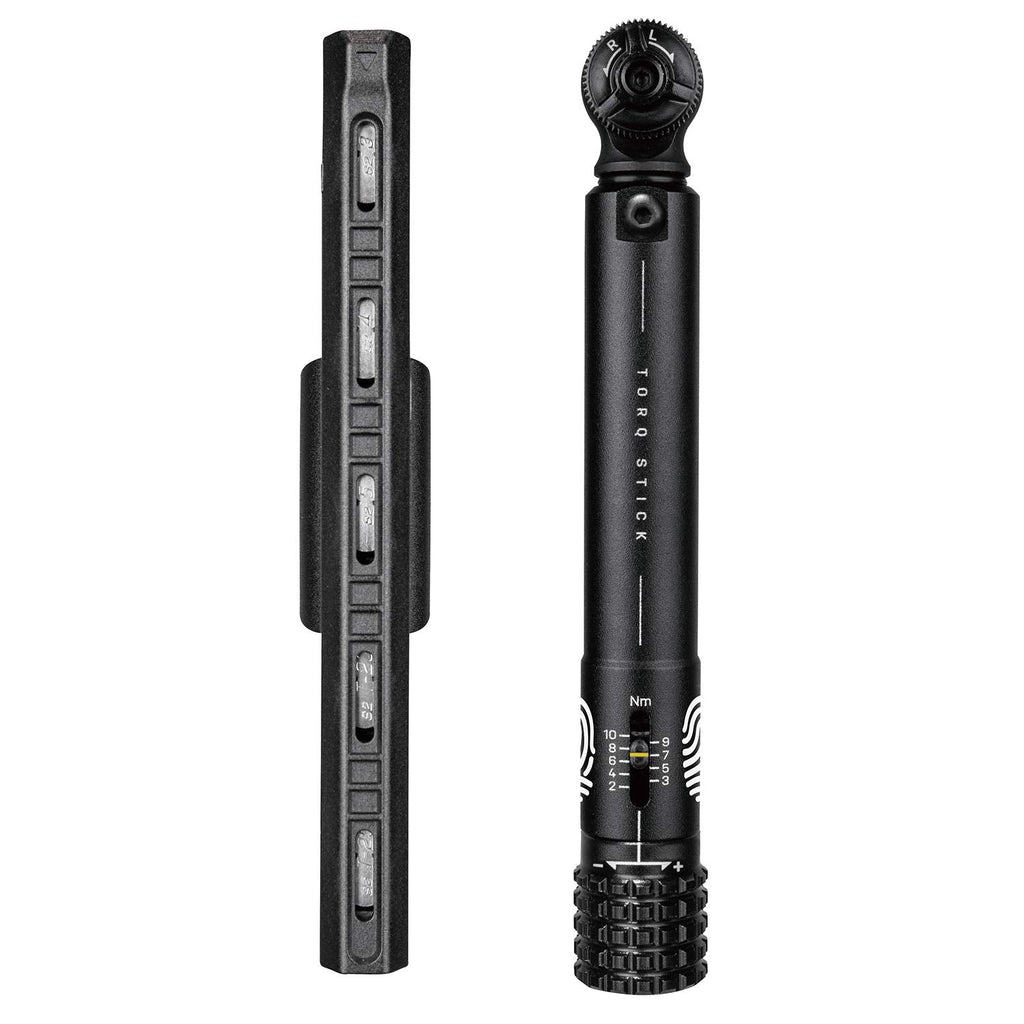 Topeak Torq Stick 2-10Nm Adjustable Torque Wrench with 5-Bit Storage