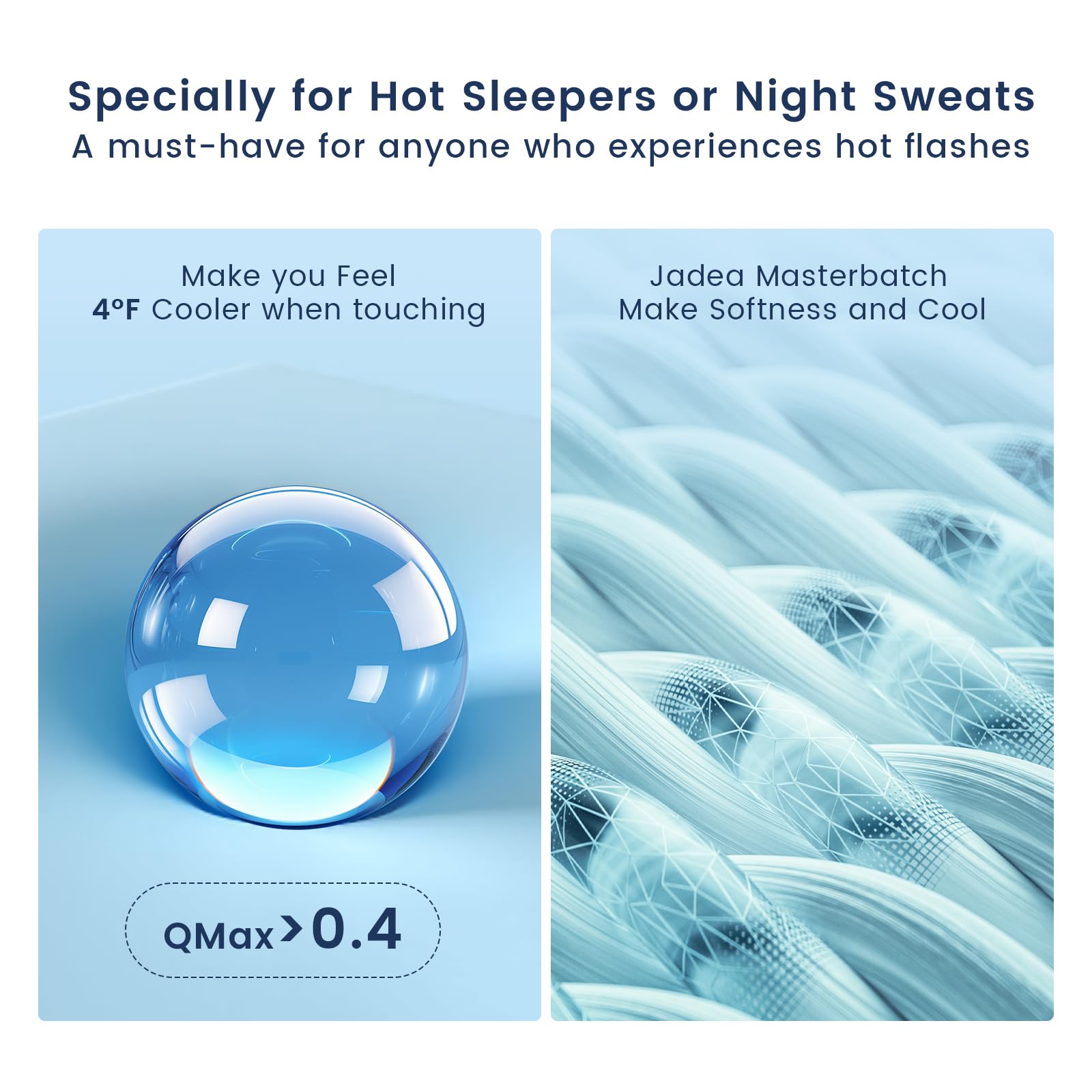 Danctec Cooling Blanket for Night Sweats | Lightweight Summer Throw, Grey