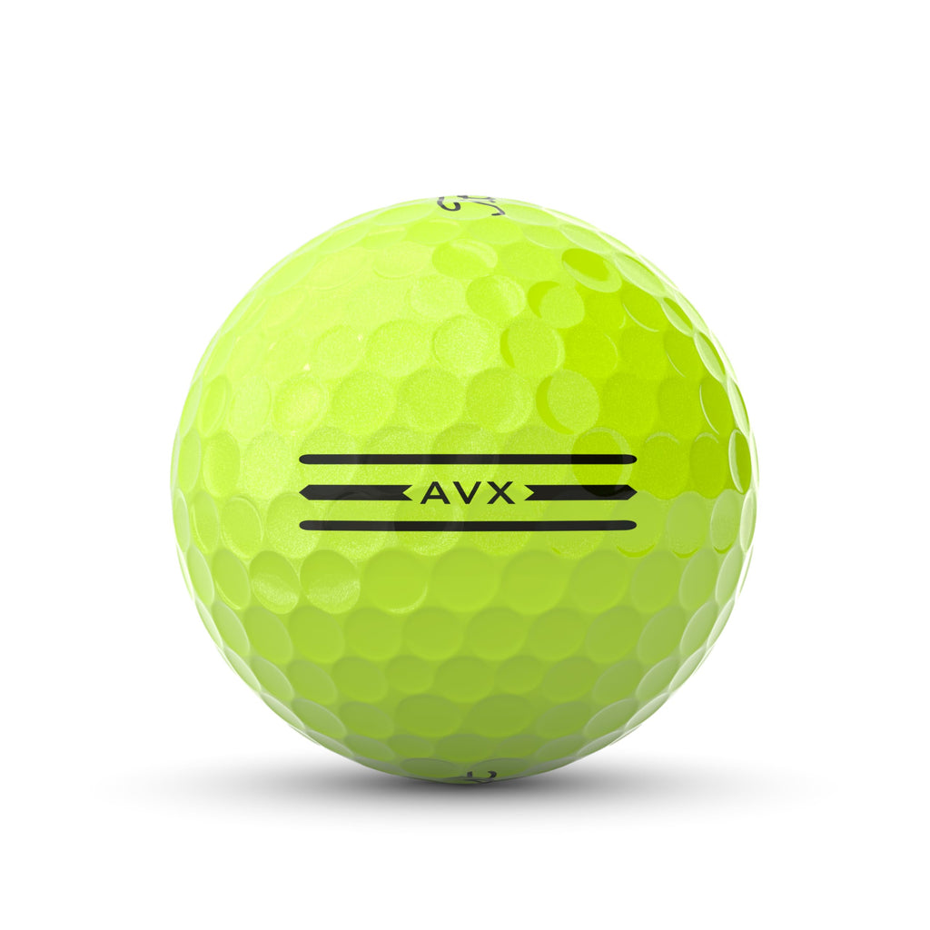 Titleist AVX Golf Balls – Yellow Soft Feel Low Spin Distance Balls