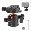 K&F Concept 28mm Low Profile Tripod Ball Head | 360° Panoramic Mount