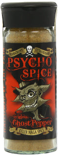 Psycho Spice Original Ghost Pepper Naga Jolokia Seasoning - Pack of 2