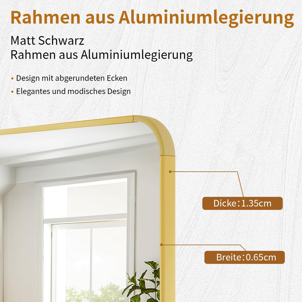 Koonmi Full Length Standing Mirror | 40x150cm Shatterproof Floor Mirror