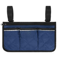 TIXIPEM 1-Pack Beach Chair Armrest Bag 12.8"x7" Polyester, Dark Blue - image 1