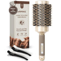 AIMIKE Round Brush – 53mm Nano Thermal Ceramic & Boar Bristle Hair Brush