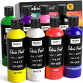 Nicpro 8 Colors Permanent Fabric Paint - Non-Toxic Textile Paint Set