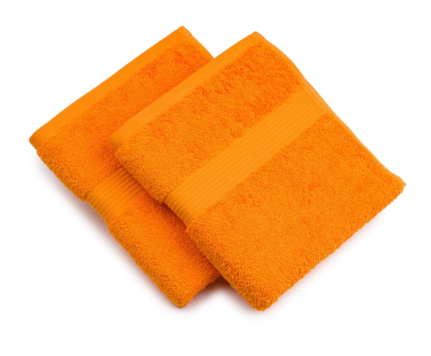 Gözze New York Hand Towels – Set of 2 Orange 100% Cotton 50x100cm