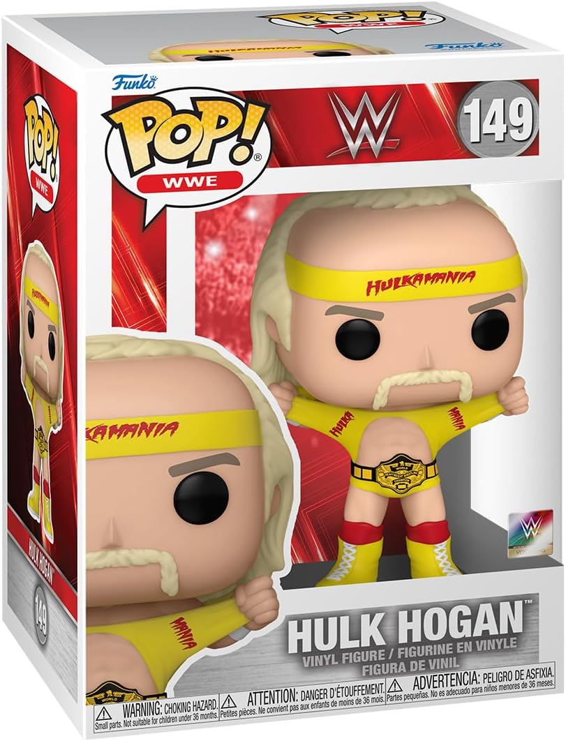 Funko Pop! WWE: Hulk Hogan Hulkamania Vinyl Figure with Belt