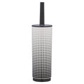 Sealskin Speckles Toilet Brush Holder | Black ABS Modern Bathroom Set
