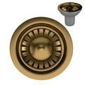 Jolof Store Sink Strainer – Modern Satin Gold Kitchen Drain Plug