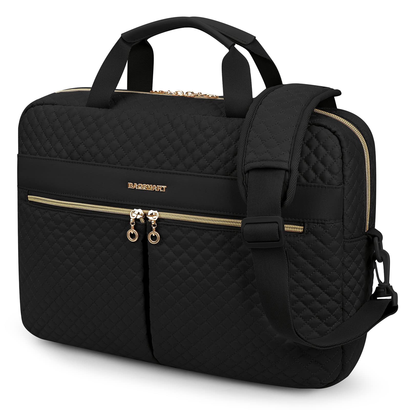 Bagsmart 15.6 Inch Laptop Briefcase for Women – Black Business Bag