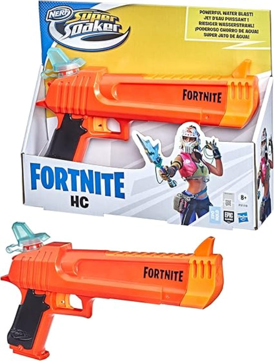 Nerf Super Soaker Fortnite HC Water Blaster Toy by Snaps – Orange