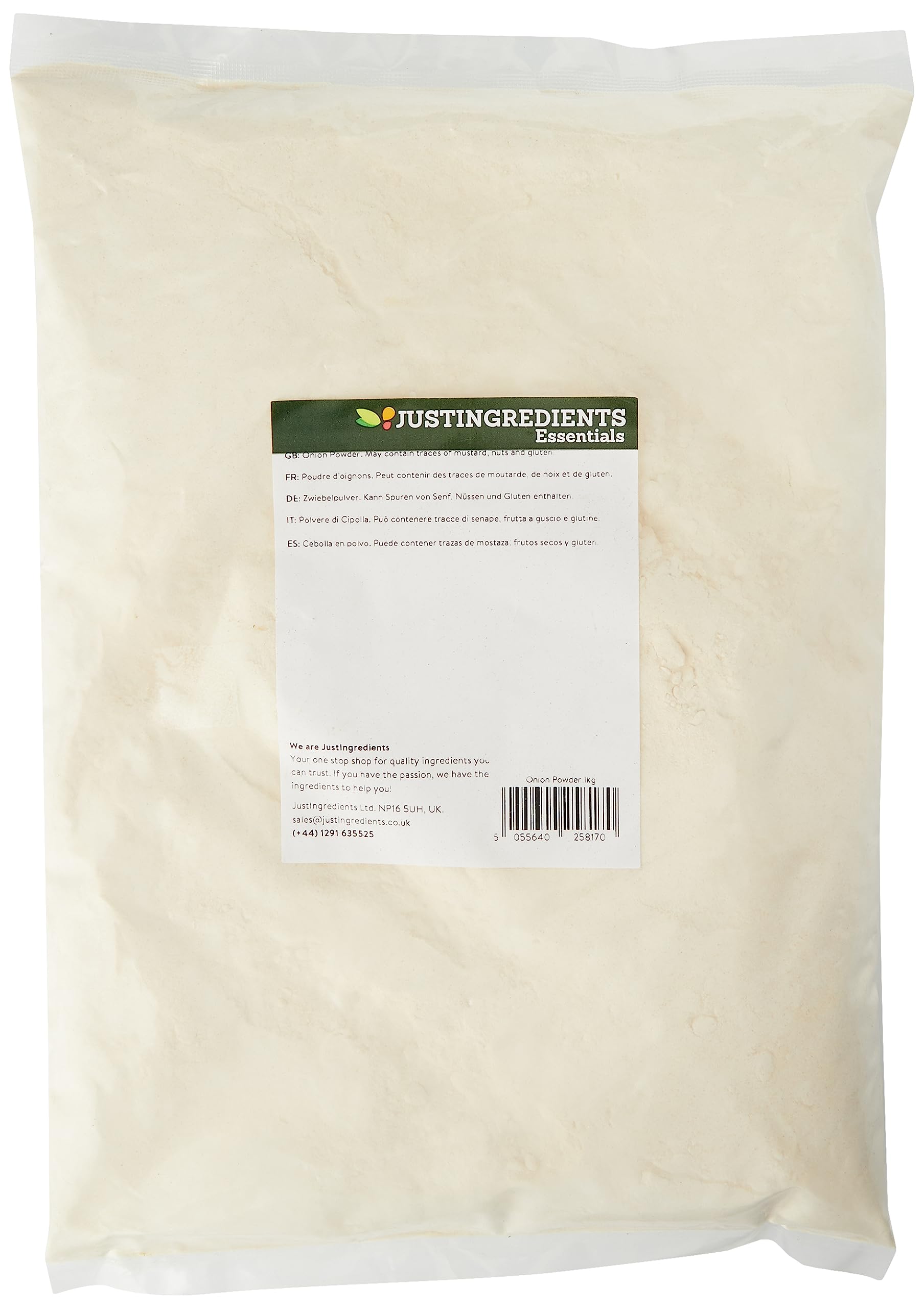 JustIngredients Onion Powder 1kg – Natural Bulk Dried Cooking Spice