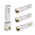 6COMGIGA 4-Pack 10GBase-T SFP+ to RJ45 Copper Transceiver Module