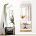 Melodieux Bogen Full Length Arch Mirror – 161x52cm Gold Aluminium Frame