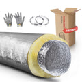Cuchiilo R4.2 Insulated Flexible HVAC Duct | 100mm x 7.62m Fibreglass