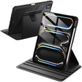 JETech 360 Rotating Case for iPad Pro 11-Inch 2024/2025 with Pencil Holder