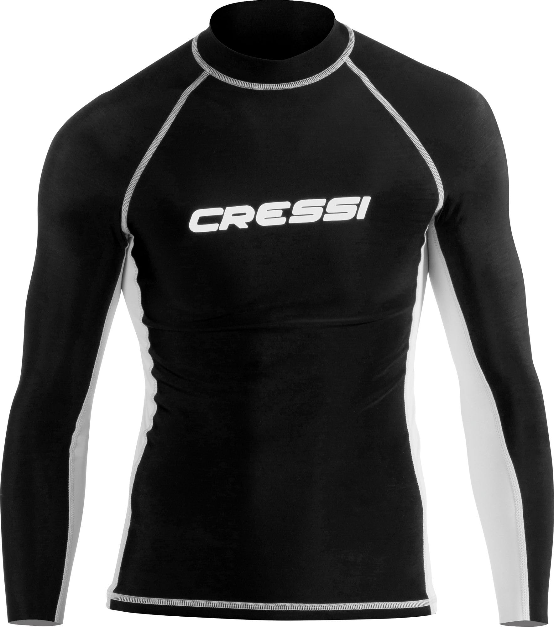 Cressi Men's Long Sleeve Rash Guard – UV Protection Swim Shirt, Black