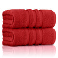 GC Gaveno Cavailia Zero Twist Cotton Bath Sheet - 550 GSM Luxury Red