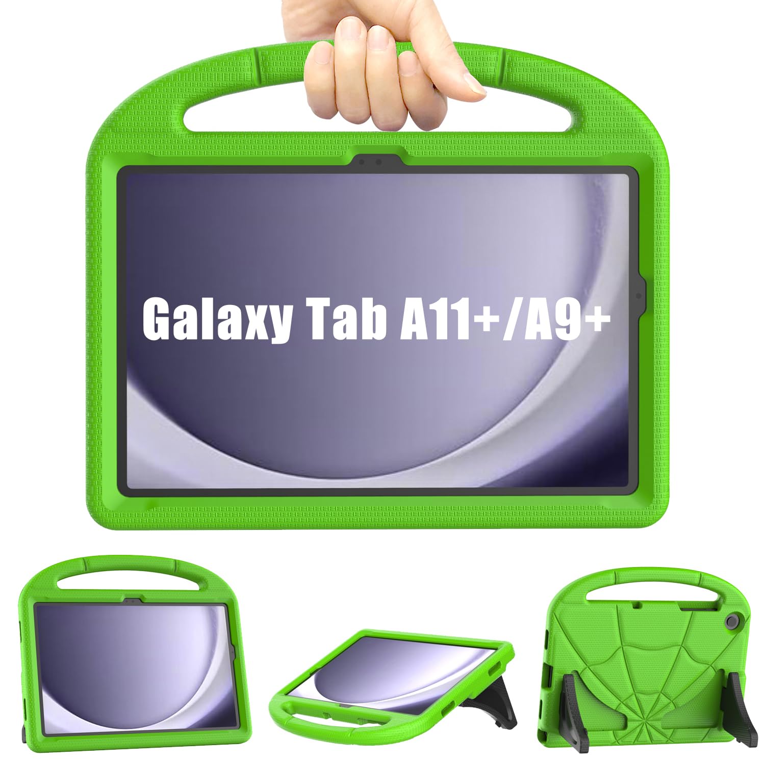 Mansiruyi Kids Case for Samsung Galaxy Tab A9 Plus & A11 Plus - Green