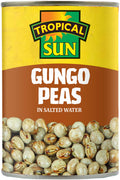 Tropical Sun Gungo Peas – High-Protein Canned Legumes, 400g (Pack of 12)