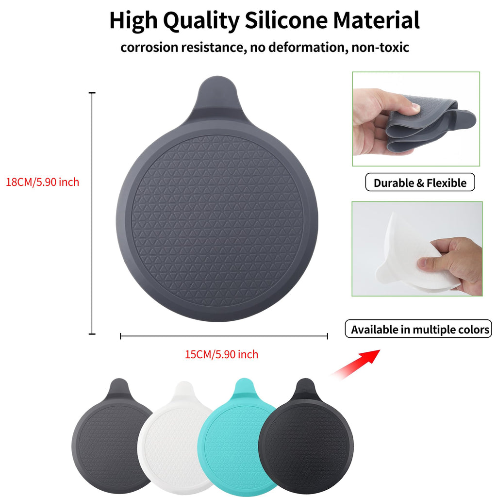 Dekukar 2 Pack Silicone Bathtub Stopper Bath Tub Sink Plug 6 inch/15cm - image 2