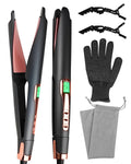 2-in-1 Hair Straightener and Curler | 10 Heat Settings