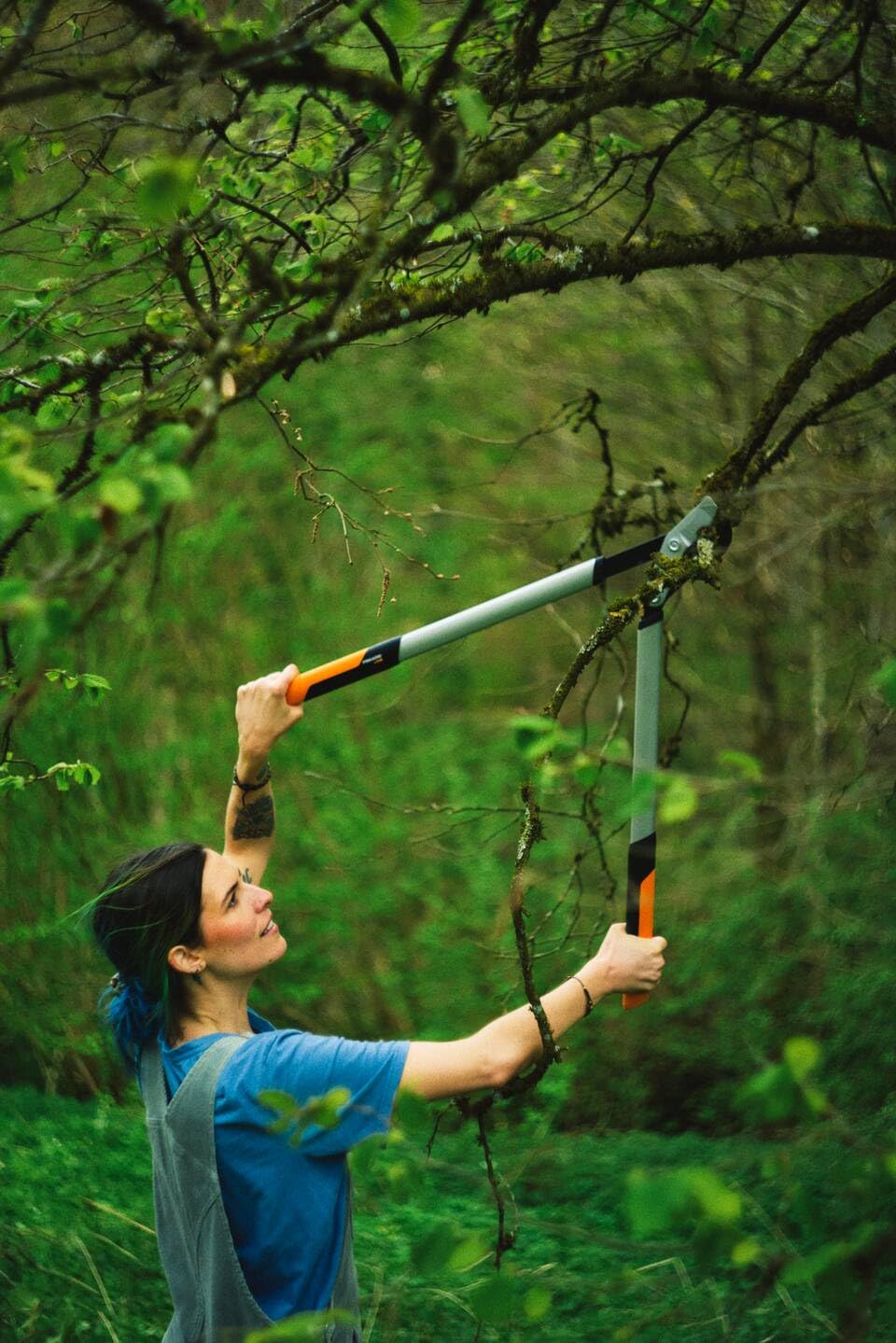 Fiskars PowerGear X LX98 Bypass Loppers – 5cm Cutting Capacity, 80cm