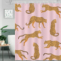 Pink Leopard Shower Curtain | Waterproof Polyester 72x72